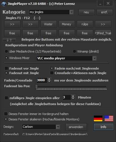Jingleplayer Screenshot